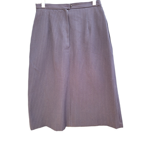 Vintage Boundary Water Dayton's White Pin Stripe Two‎ Button Jacket Skirt Set - Picture 12 of 16